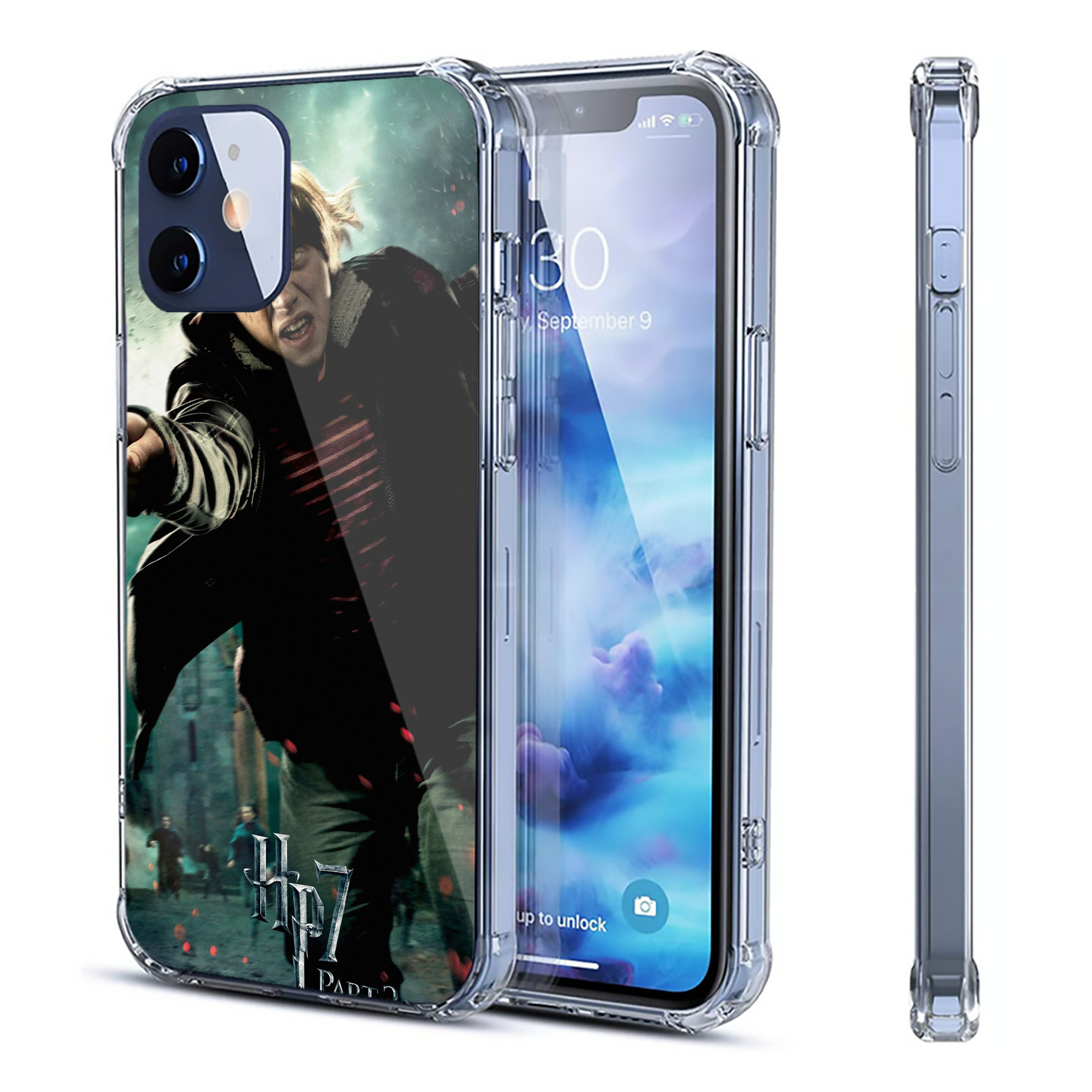 （画像用） Harry Potter ハリー・ポッターシリーズ 【iPhone 12シリーズ対応】透明スマホケース（クリアソフトケース）